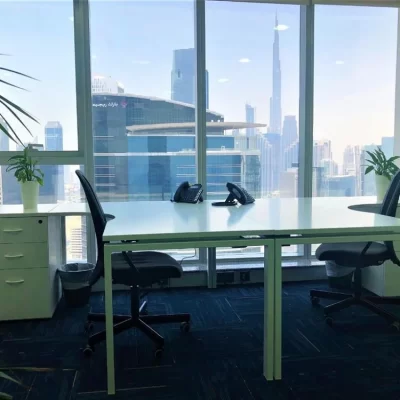 flex desk office in dubai