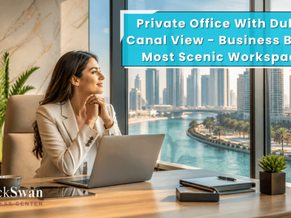 private office canal view Dubai