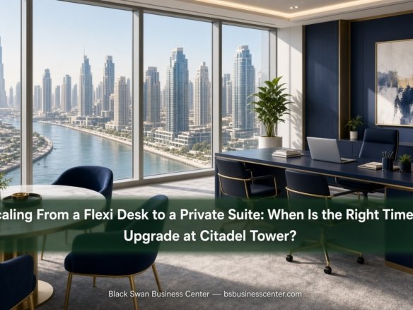 flexi desk to private office upgrade