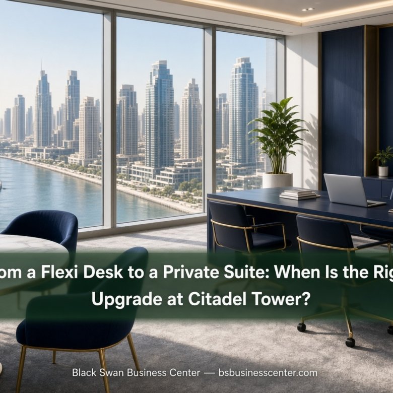 Scaling From a Flexi Desk to a Private Suite: When Is the Right Time to Upgrade at Citadel Tower?