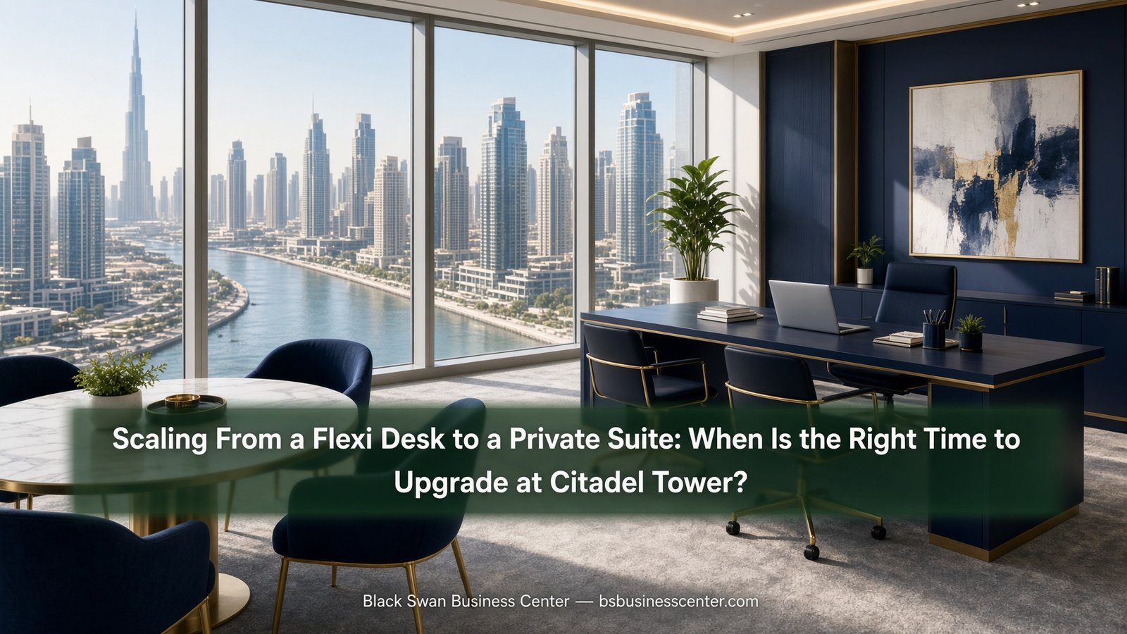 flexi desk to private office upgrade